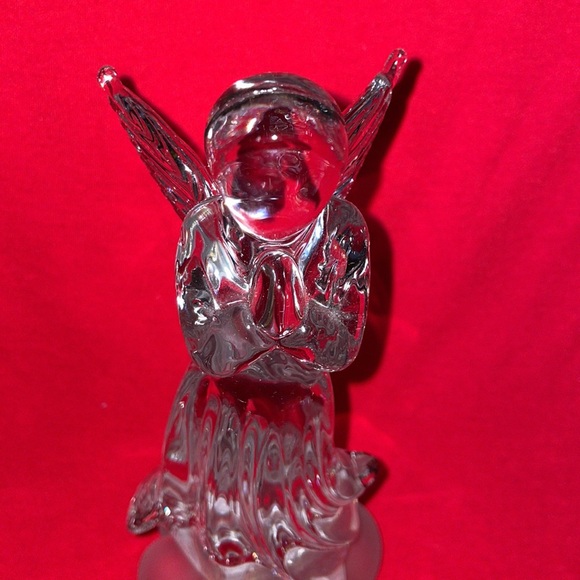 Vintage 1976 Bicentennial handcrafted Crystal praying Angel figurine. - Picture 4 of 7